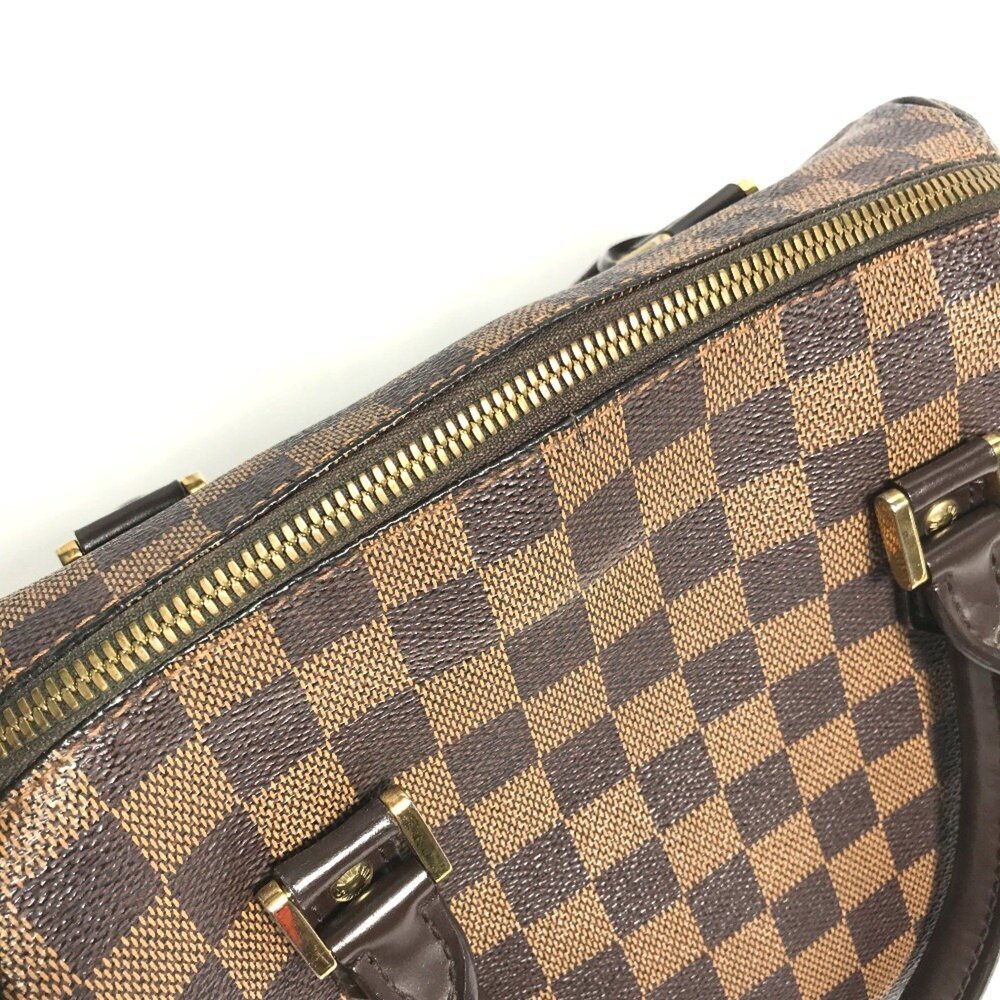 LOUIS VUITTON Brown Damier Canvas Boston Bag - Picture 6 of 11